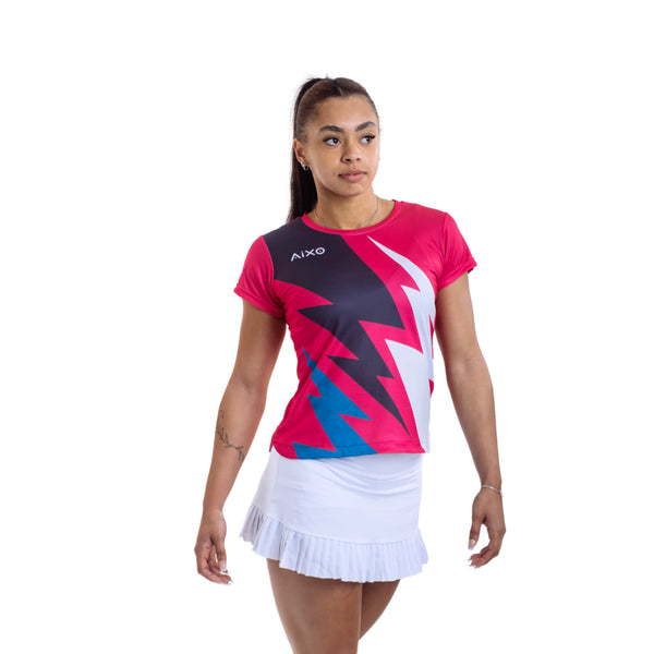 AIXO Bolt Women's Sports T-Shirt — Teal