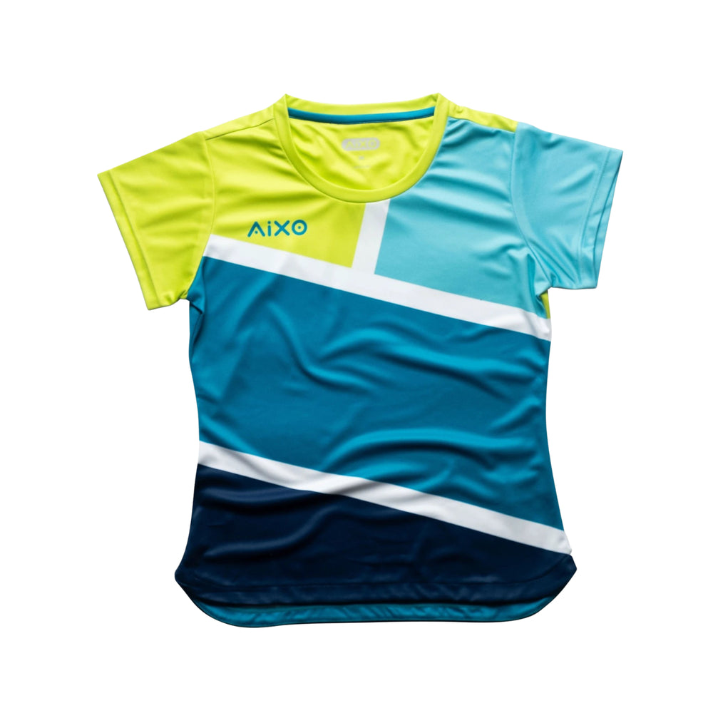 AIXO Court Women's Sports T-Shirt — Teal