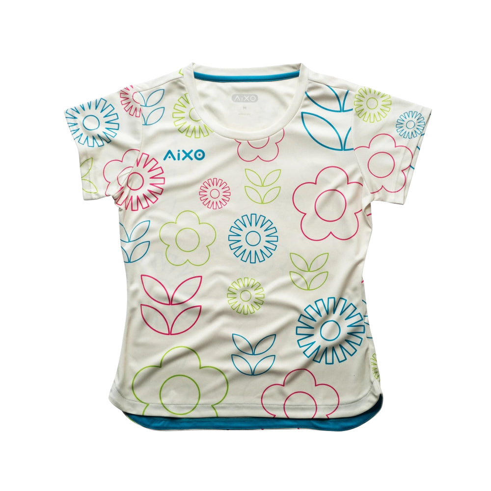 AIXO Spring Women's Sports T-Shirt — Ivory