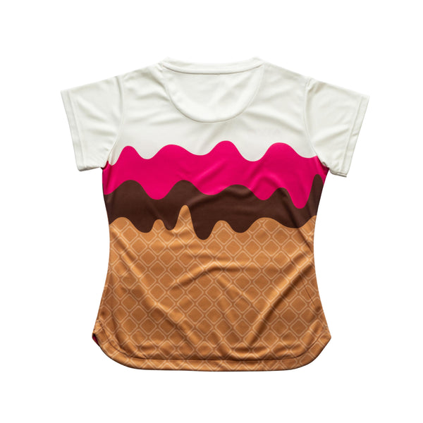 AIXO Sundae Women's Sports T-Shirt — Teal