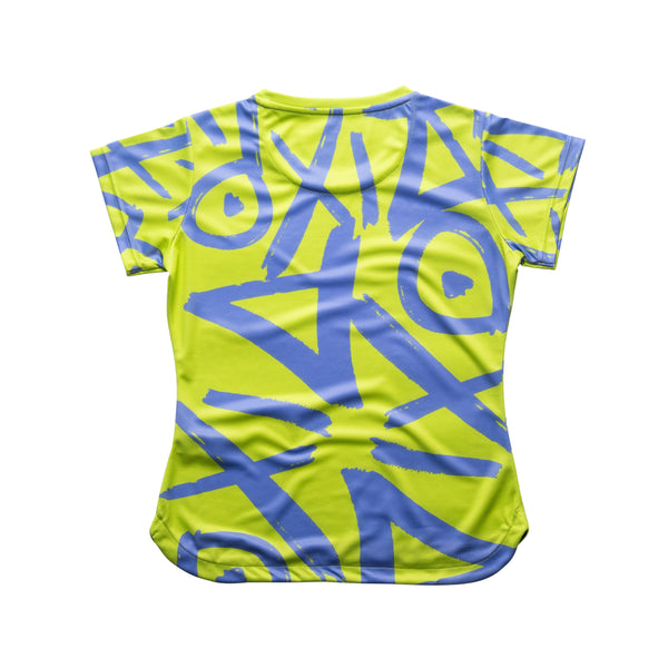 AIXO Tagged Women's Sports T-Shirt — Teal