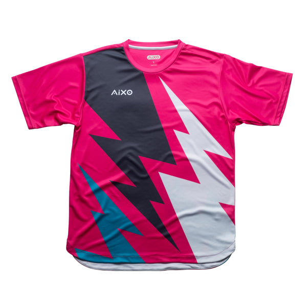 AIXO Bolt Men's Sports T-Shirt — Teal