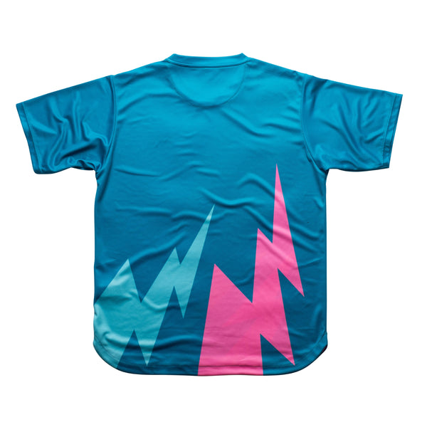 AIXO Bolt Men's Sports T-Shirt — Teal