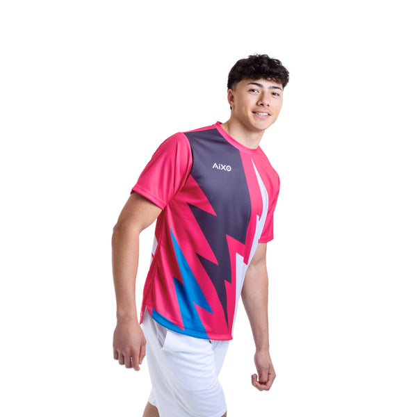 AIXO Bolt Men's Sports T-Shirt — Teal