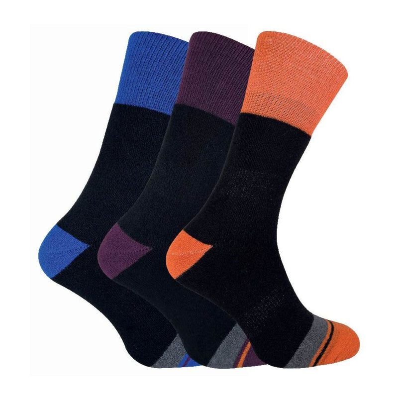 3 Pack Mens Cushioned Cushioned Dual Layer Hiking Socks
