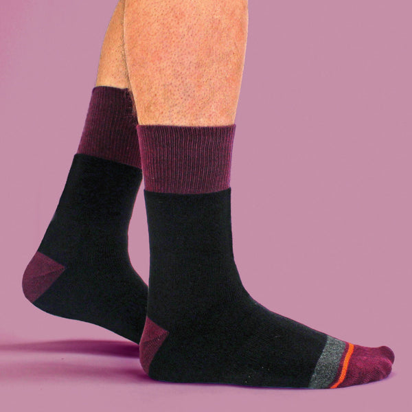 3 Pack Mens Cushioned Cushioned Dual Layer Hiking Socks