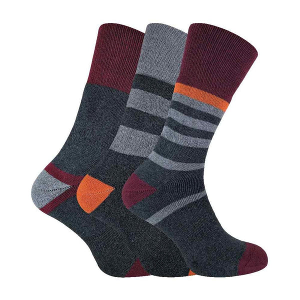 3 Pack Mens Cushioned Cushioned Dual Layer Hiking Socks