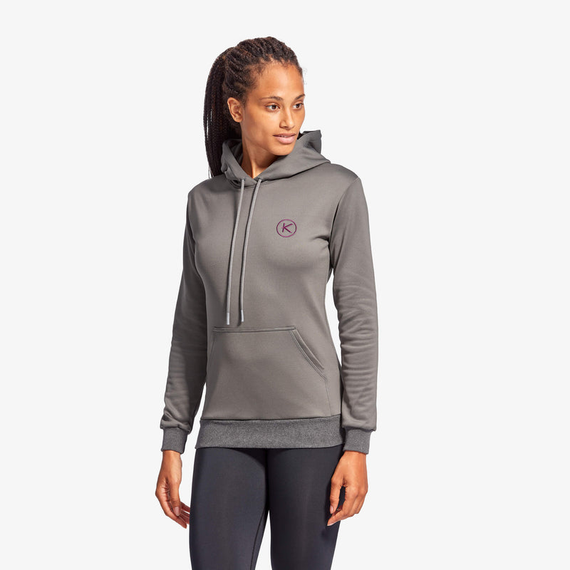 KYMIRA Women’s Hoodie — Grey & Blue