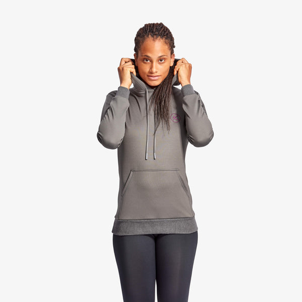 KYMIRA Women’s Hoodie — Grey & Blue