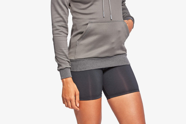 KYMIRA Women’s Hoodie — Grey & Blue