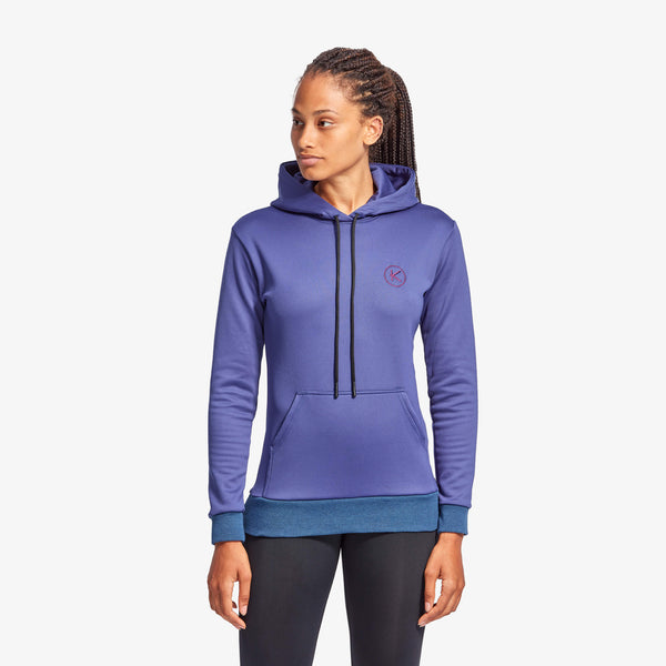 KYMIRA Women’s Hoodie — Grey & Blue