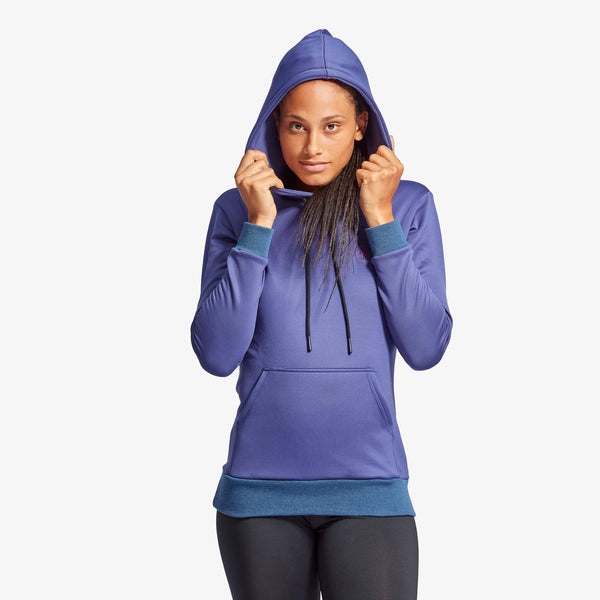 KYMIRA Women’s Hoodie — Grey & Blue