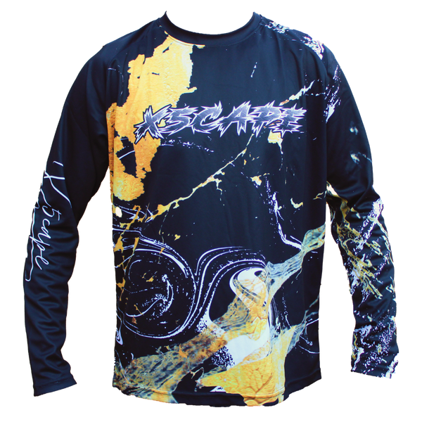 X5CAPE Marvelous Marble Mountain Bike Jersey