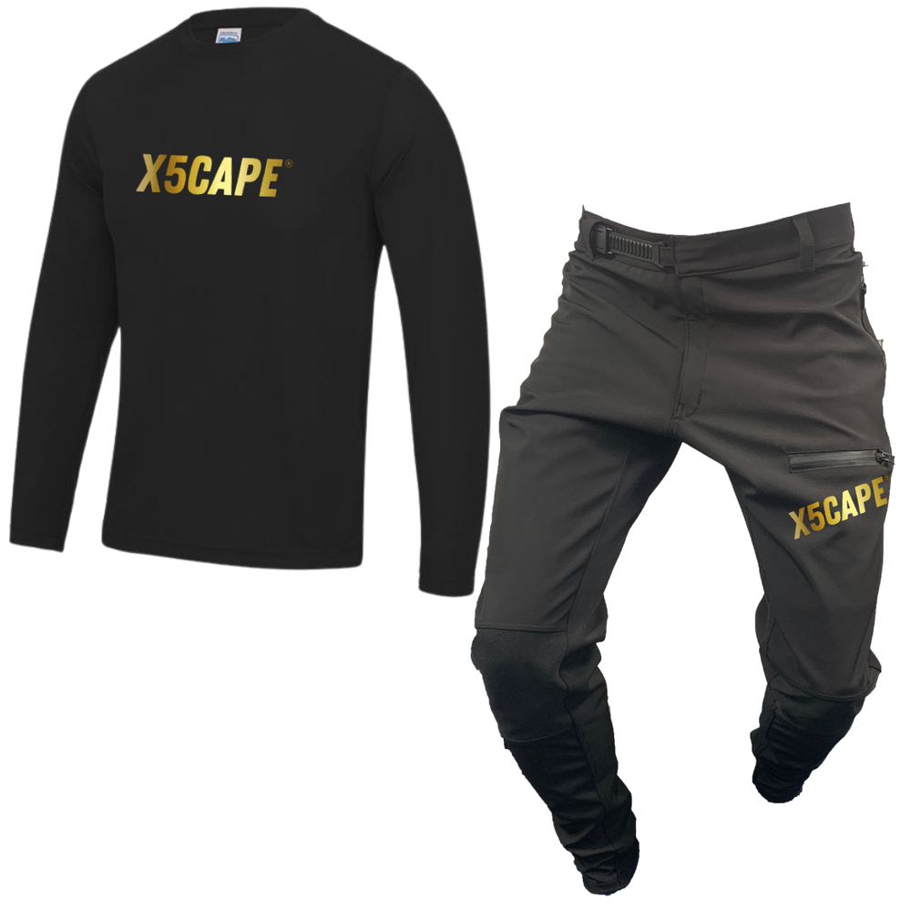 X5CAPE Rebellion 24K Long Sleeve Mountain Bike Race Kit
