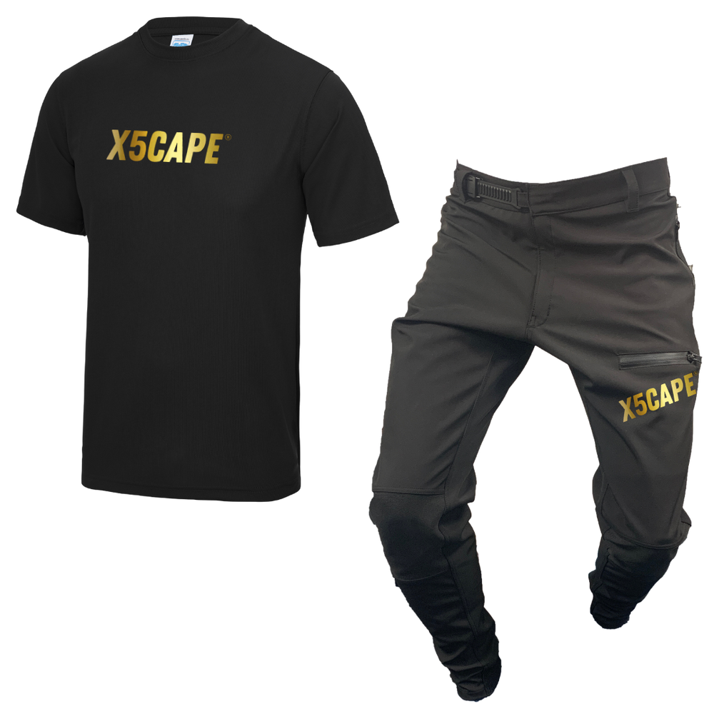 X5CAPE Rebellion 24K Short Sleeve Mountain Bike Race Kit