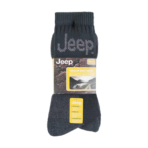 Mens Luxury Cushioned Cotton Hiking Socks (Multipack Options)