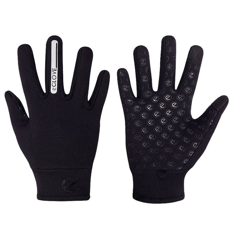 eGLOVE Fleece Running Gloves – Black