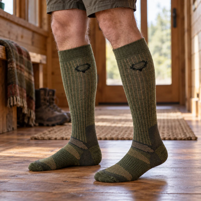 1 Pack Hunting Hiking Long Merino Wool Socks — product photograph