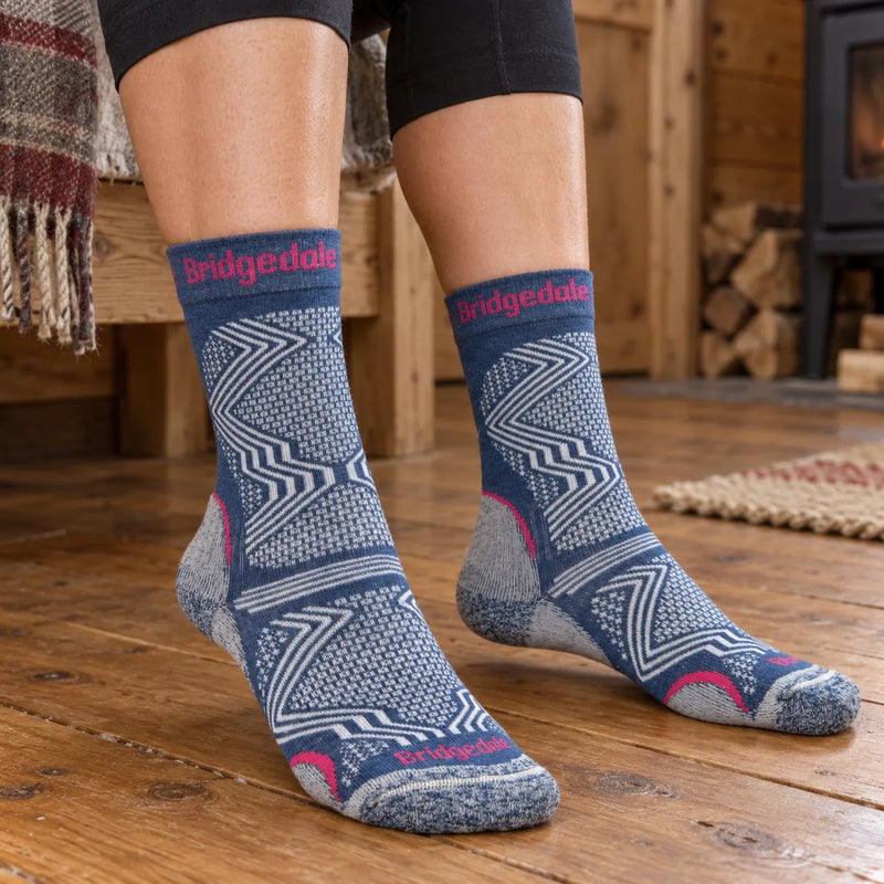 1 Pack Ladies Hiking Ultralight T2 Coolmax Boot Socks — product photograph