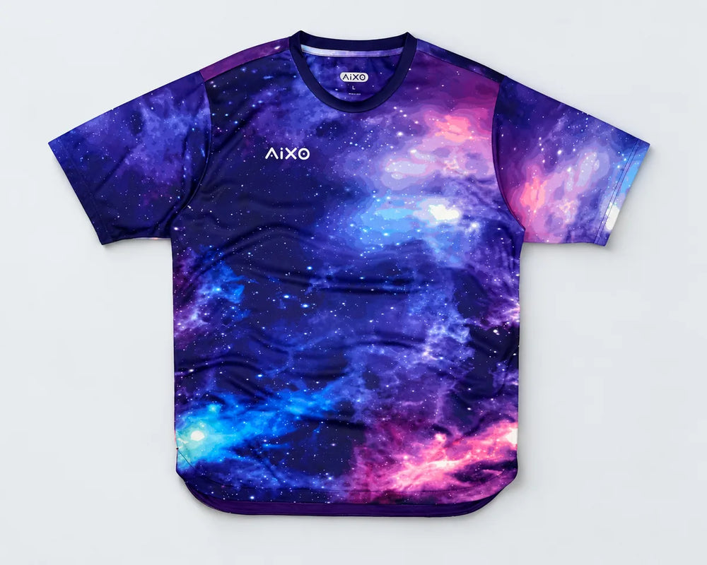 AIXO Spaceballs Men's Sports T-Shirt — Purple