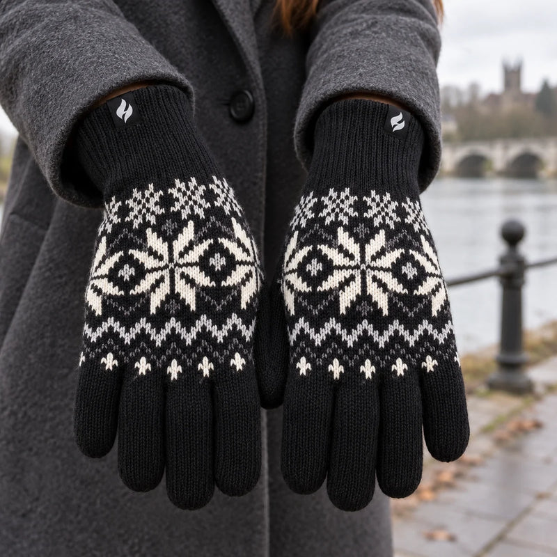 Ladies Aven Style Heatweaver Soft Fleece Lined Gloves — product photograph