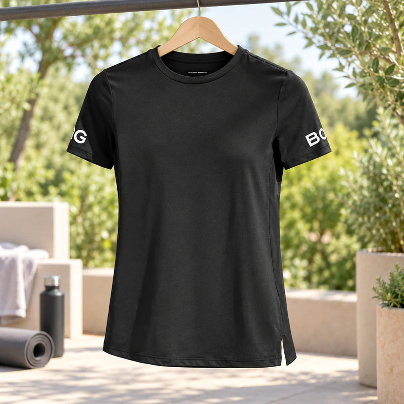 Ladies Short Sleeve Breathable Sports T-Shirt for All Sports — product photograph