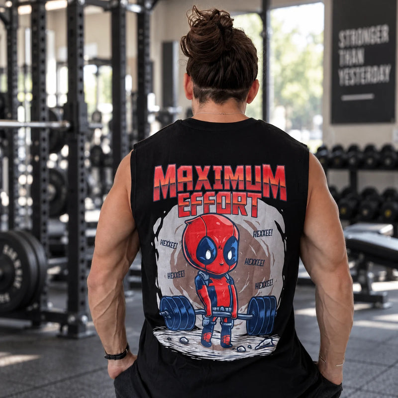 Maximum Effort - Muscle Tee (Vest) — product photograph