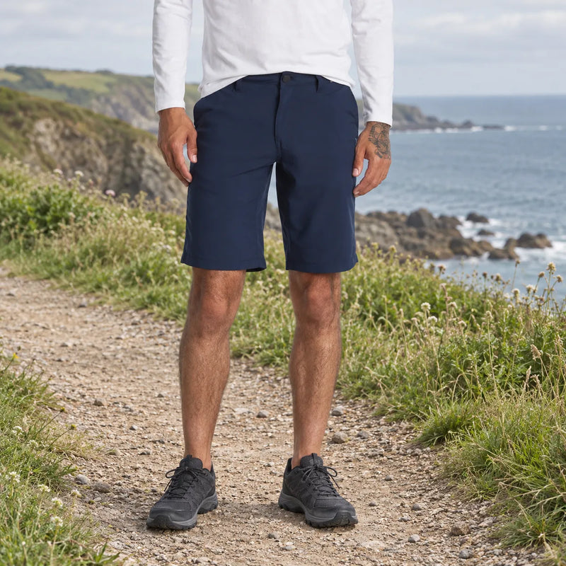 Mens 20" Quick Dry Hybrid Board Walk Shorts 4-Way Stretch — product photograph