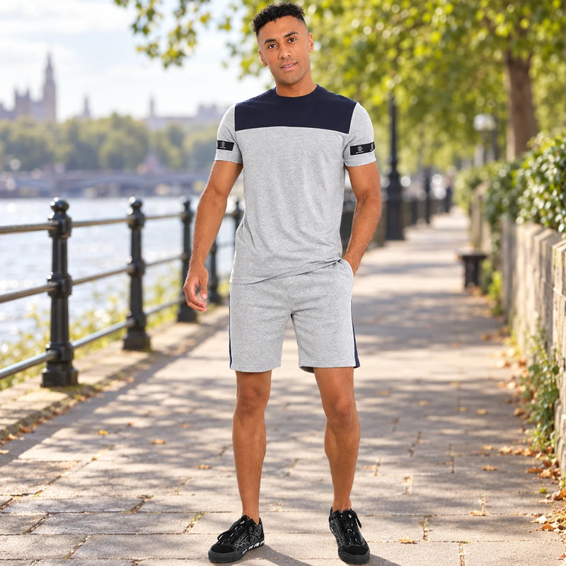 Mens 69Meadvale Short Sleeve Top & Shorts Set — product photograph