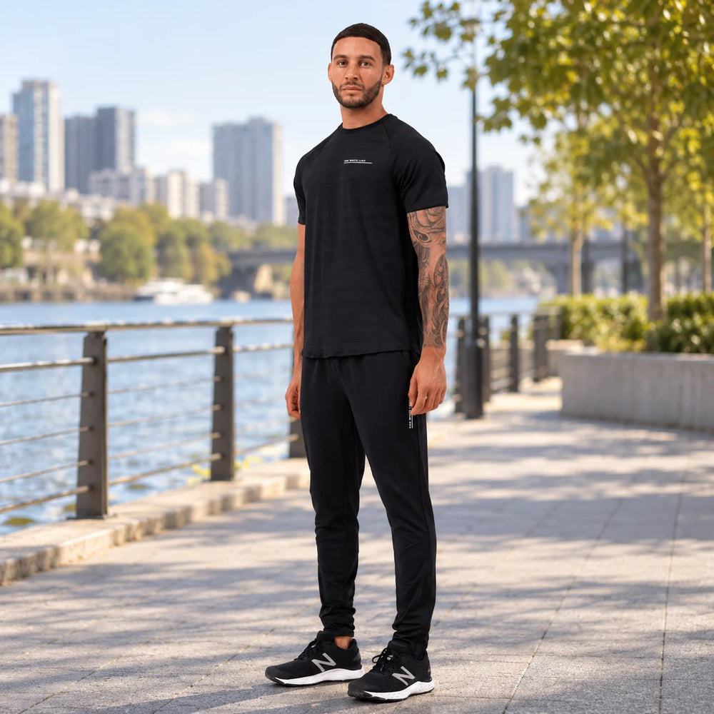 Men's Black Shift Jogging Pants — product photograph