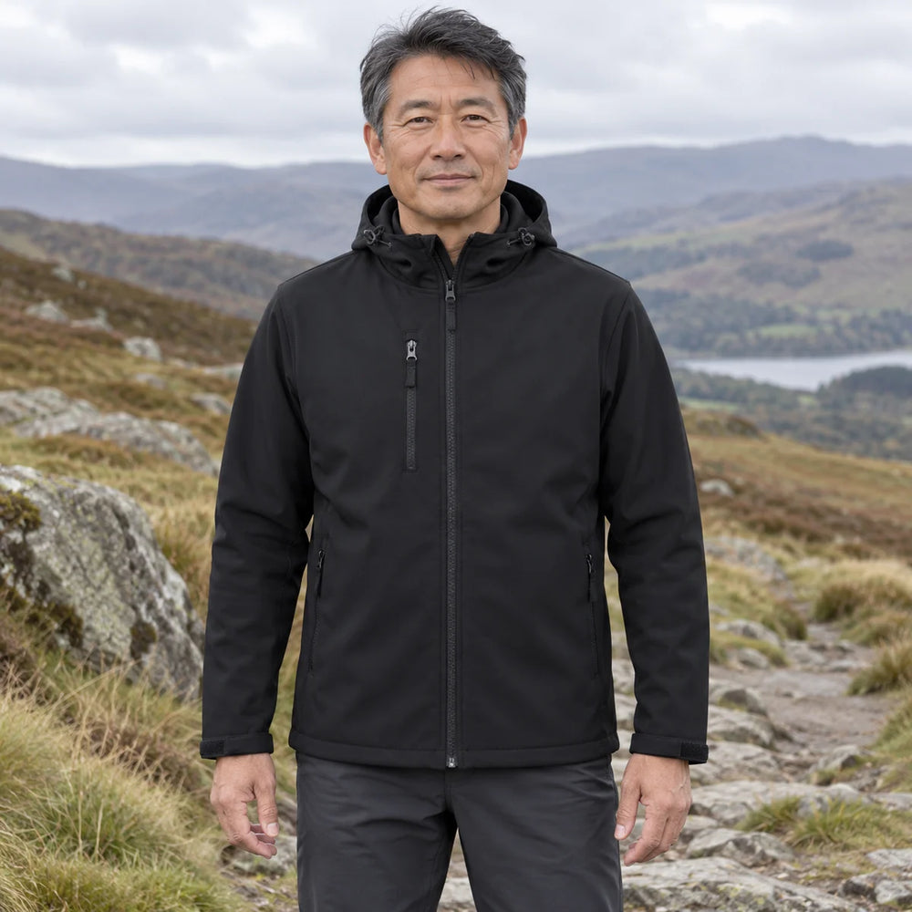 Mens Holkham Softshell Fleece Lined Jacket — product photograph