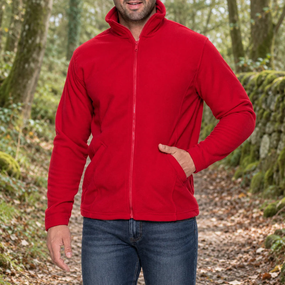 Mens Premium Comfortable Microfleece Jacket — product photograph