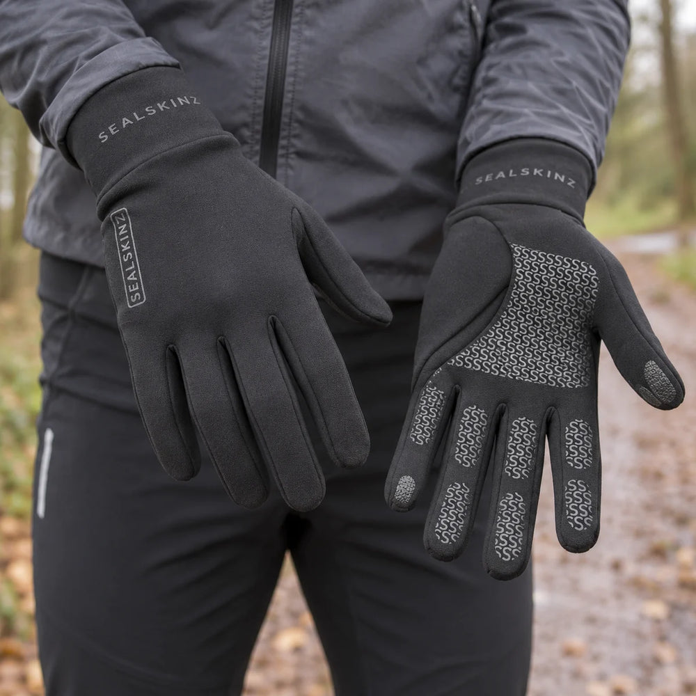Mens Water Repellent Nano Fleece Gloves — product photograph
