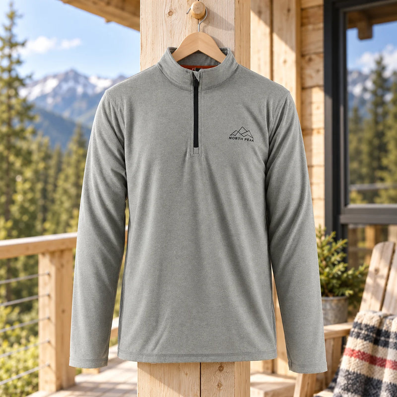 North Peak Needle 1/4 Zip — product photograph