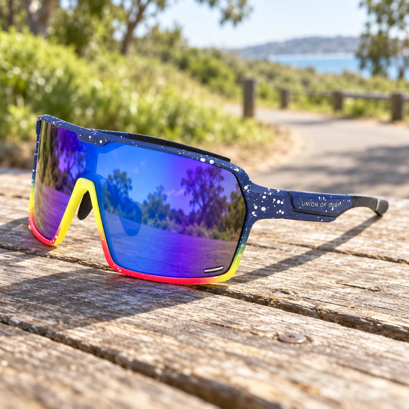 Union of Surf RESCUE Wrap-Around Sports Sunglasses — product photograph