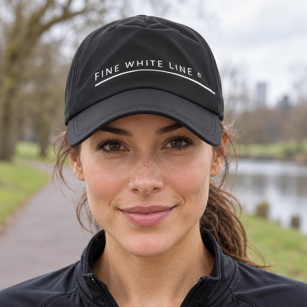 Unisex Continuum Black Cap — product photograph