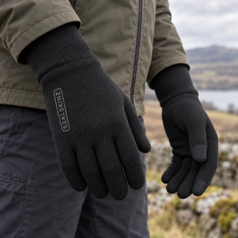 Windproof All Weather Knitted Glove for Men and Women — product photograph