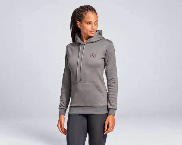 KYMIRA Women’s Hoodie — Grey & Blue