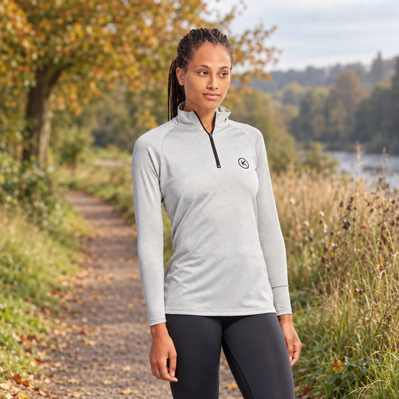 KYMIRA Women’s Performance Quarter-Zip Top — product photograph