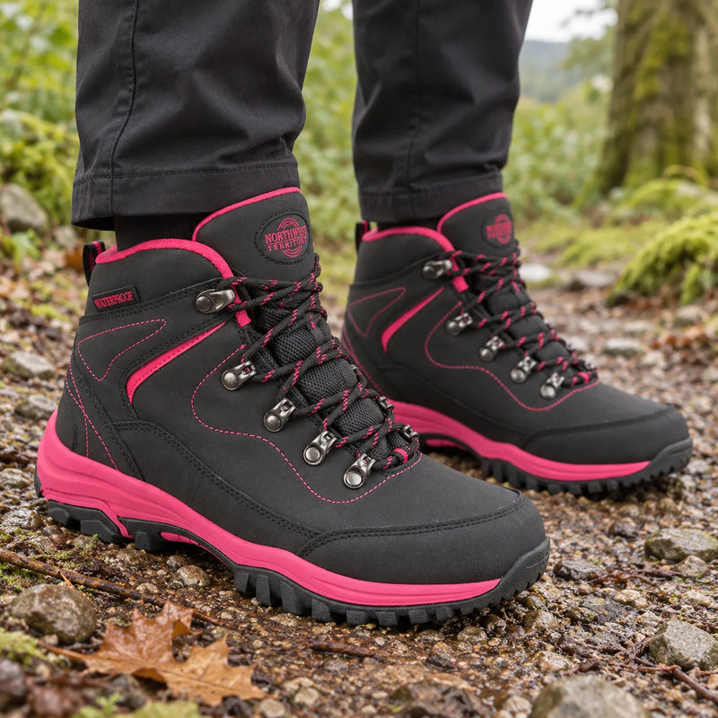 Womens Texas Leather Top Waterproof Hikers — product photograph