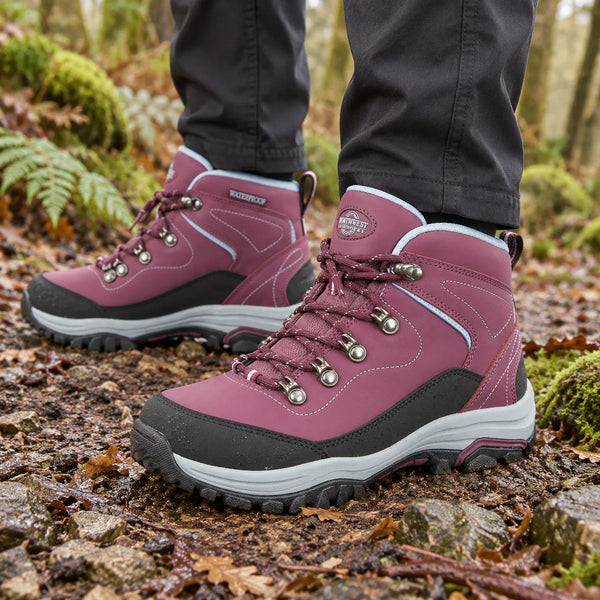 Womens Texas Leather Top Waterproof Hikers — product photograph