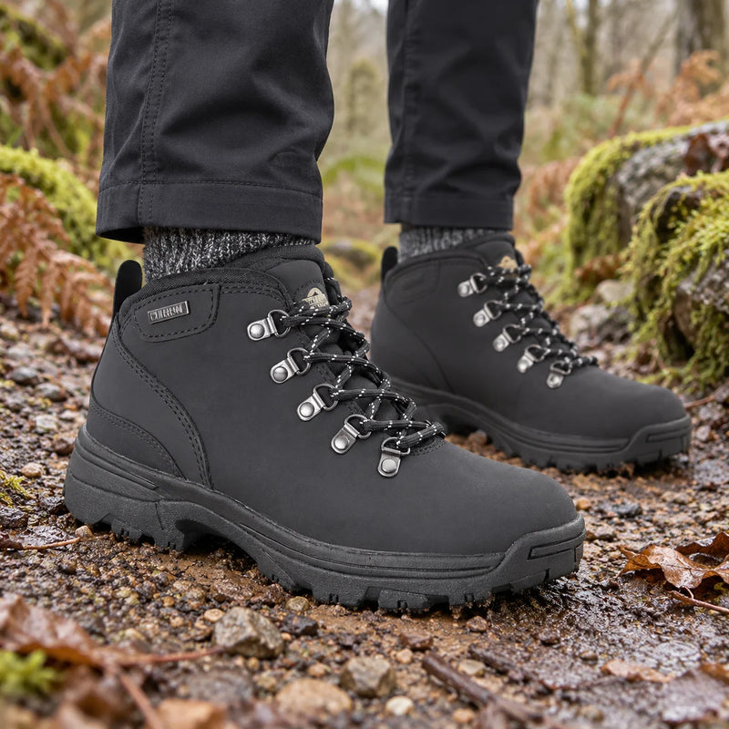 Womens Trek Nubuck Leather Waterproof Hikers — product photograph