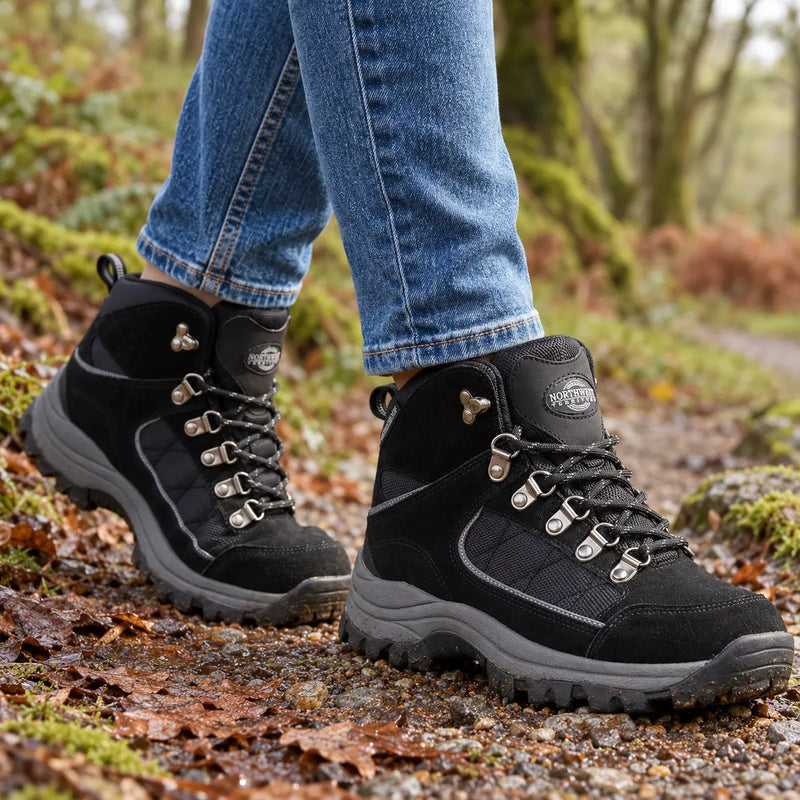 Womens Victoria Waterproof Suede Walking Boots — product photograph