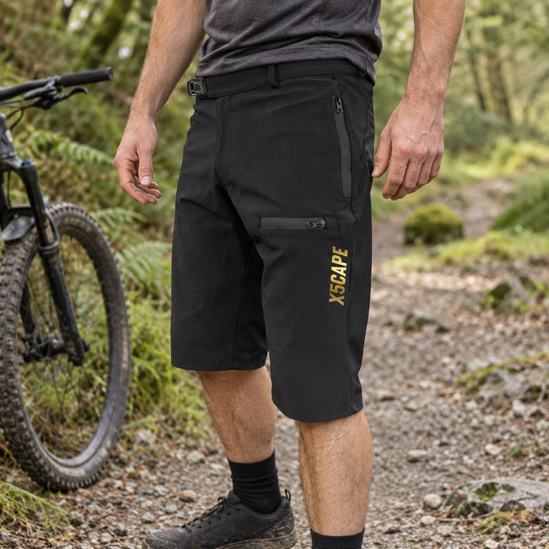 X5CAPE Rebellion 24K MTB Shorts — product photograph