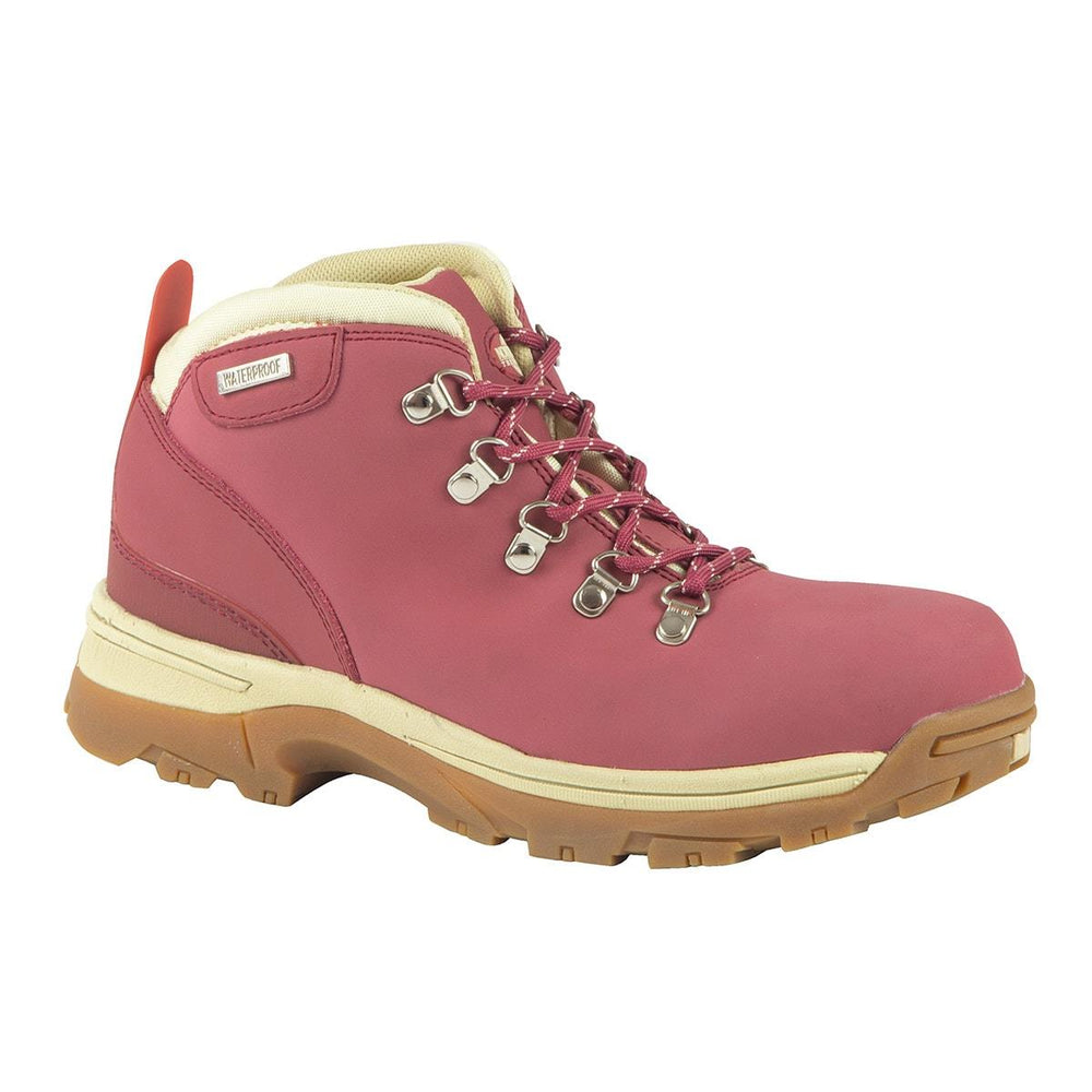 Womens Trek Nubuck Leather Waterproof Hikers