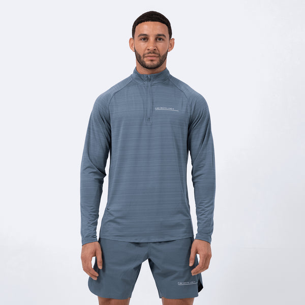 Men's Comet Blue 1/4 Zip Jacket